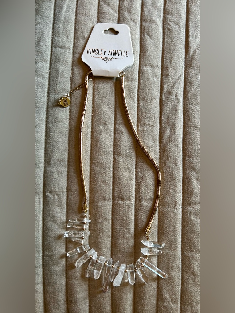Kinsley Armelle Goddess Quarts Necklace